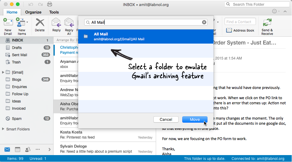 How to see spam email in mail app mac computer